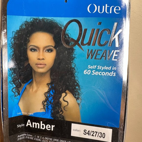 Outre Quick Weave Amber Curly Synthetic Wig – Color S4/27/30 (Heat Safe) - Picture 3 of 3
